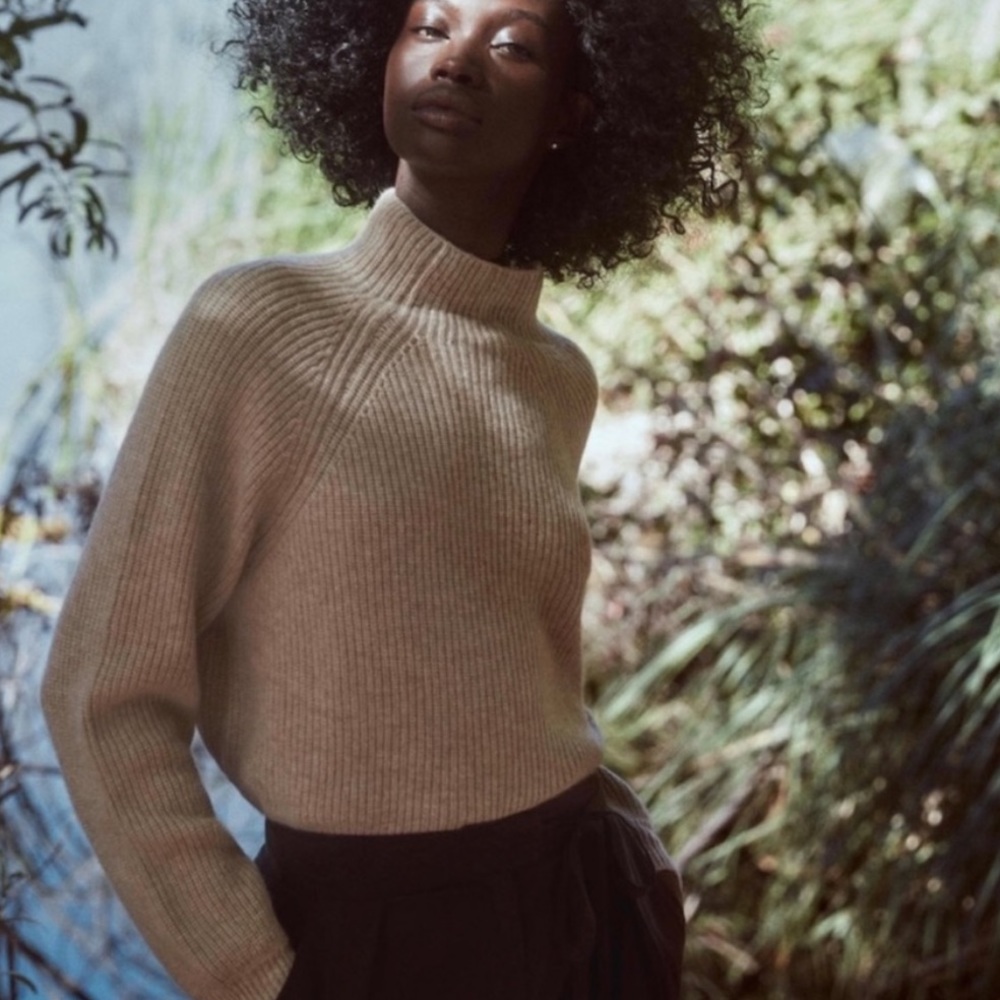 & Other Stories Mock Neck Sweater